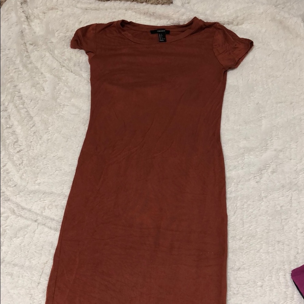 Rusty orange dress